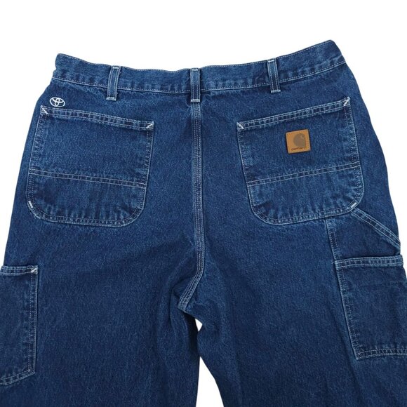 Carhartt Loose Original Fit Utility Jeans Mens 36 x 31.5 Dungarees B13 - DST - Picture 11 of 15